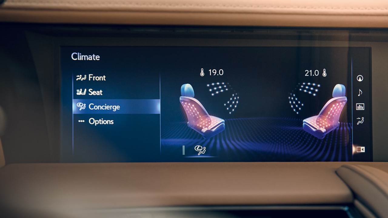 Lexus LC Convertible climate concierge 