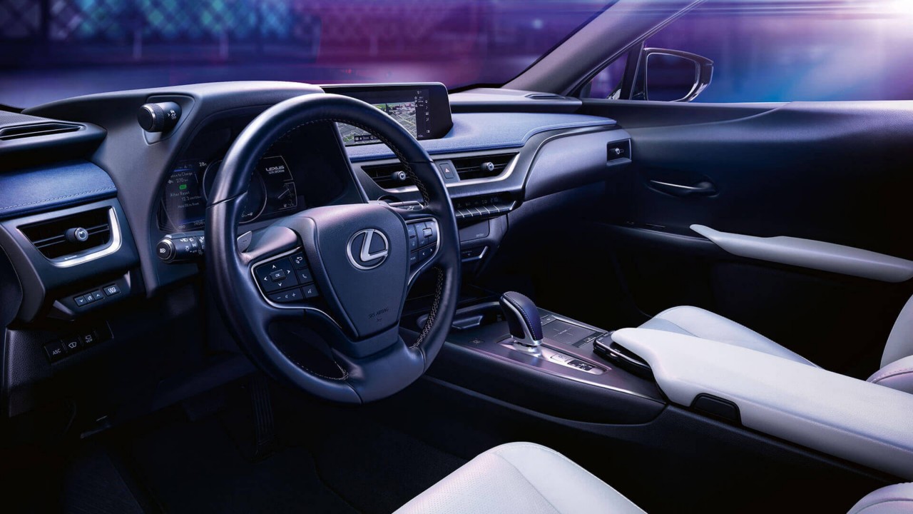 Lexus UX300e front interior