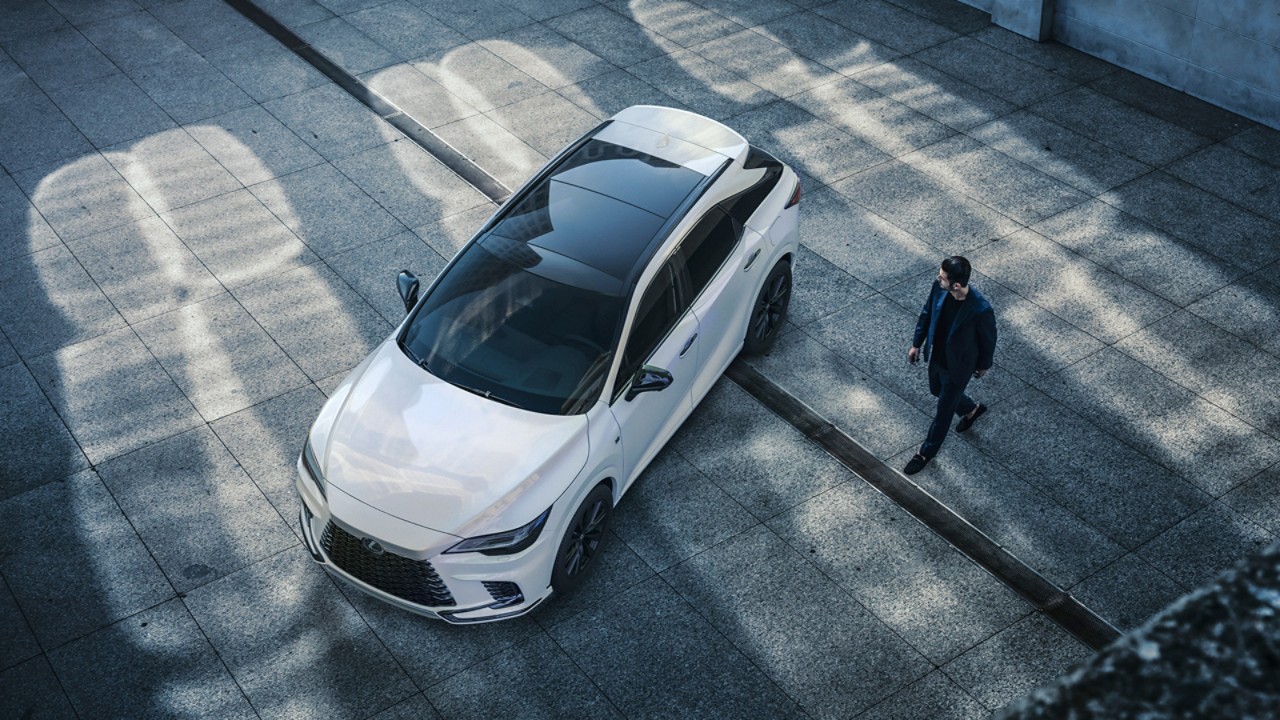 Lexus overhead shot